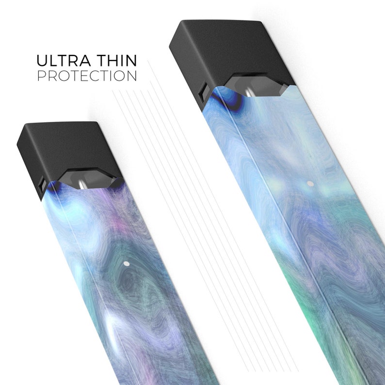 Premium Skin Wrap Decal for the PAX JUUL Protective Sticker Accessory Device Not Included Vivid Blue Sagging Painted Surface