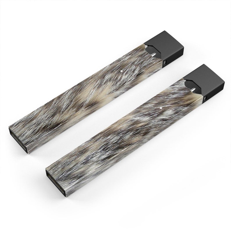 Furry Animal Premium Decal Protective Skin-Wrap Sticker compatible with the Juul Labs vaping device