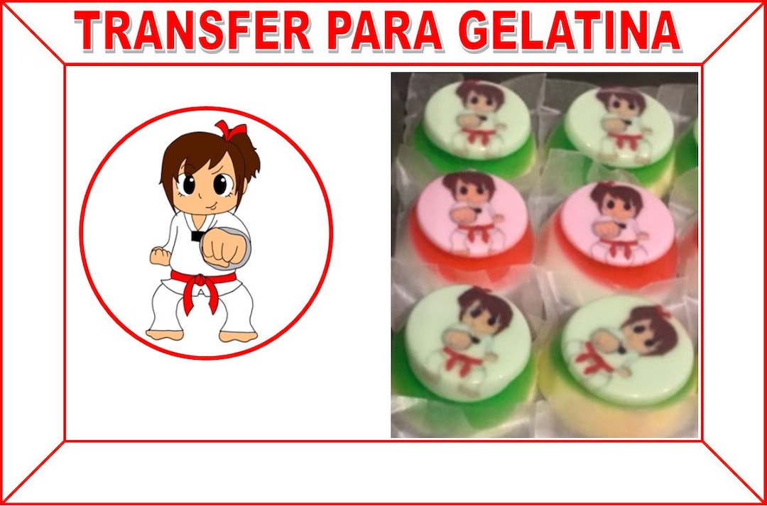 HOJAS Impresiones Para TRANSFER En GELATINA Comestible Impresas