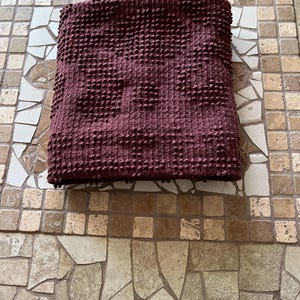 Cocoa Brown Hobnail Chenille Cut