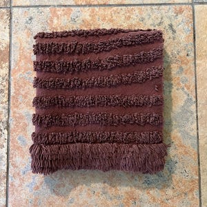 Cocoa Brown Chenille Cut
