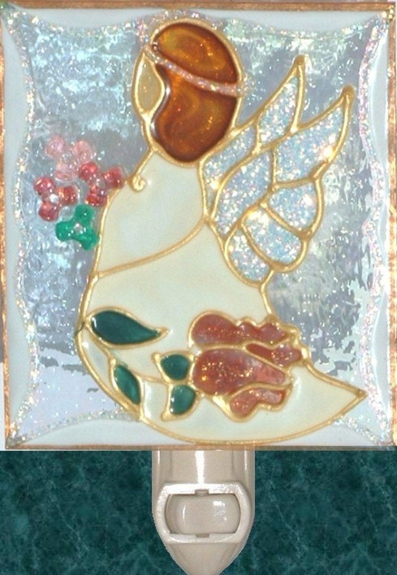 Pink Personalized Angel Night Light Plug in Wall. Girl or Boy Etsy