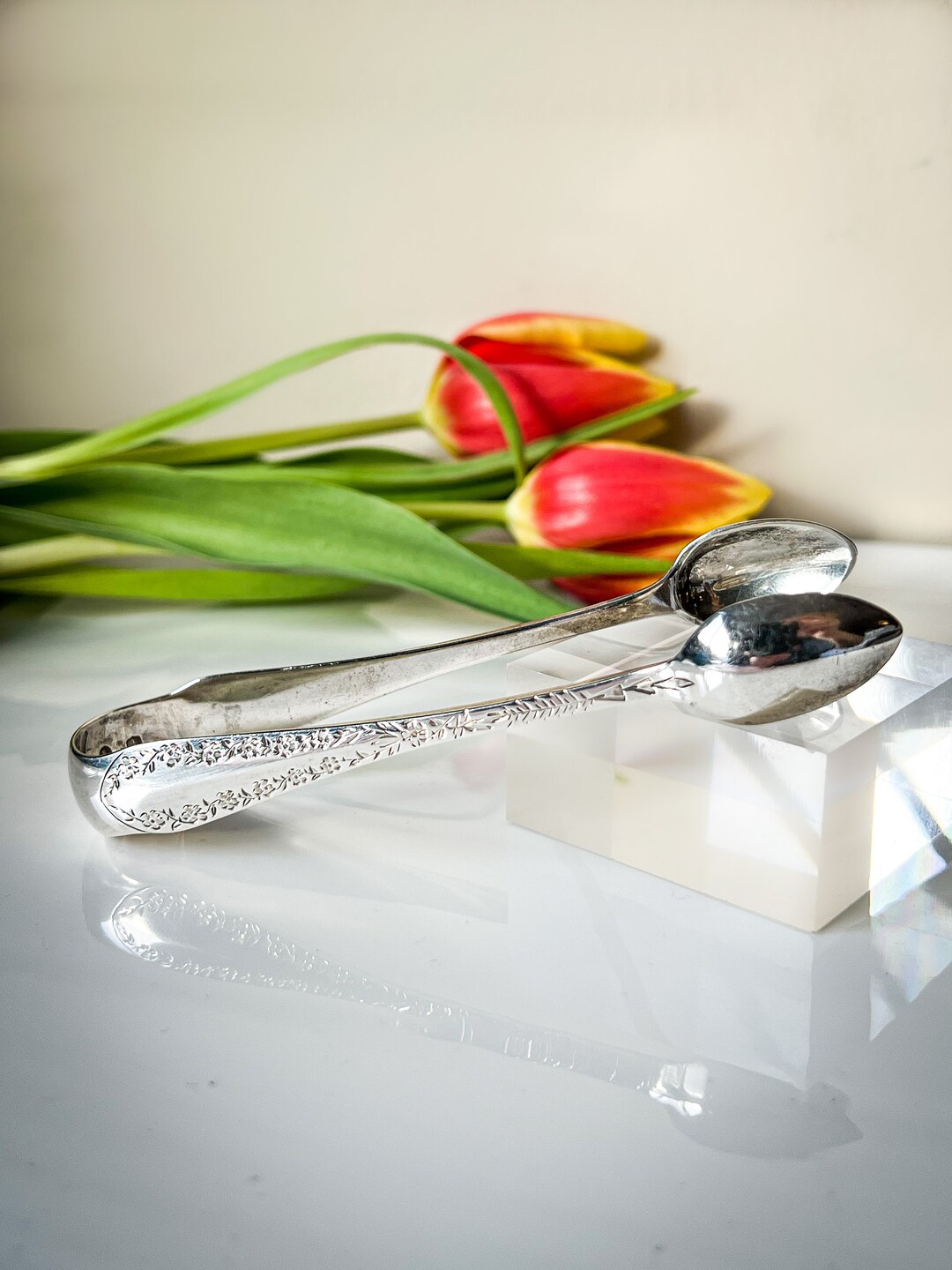 Rare Antique 1886 Glasgow Hallmarked Sugar Tongs by Robert Drummond Etsy