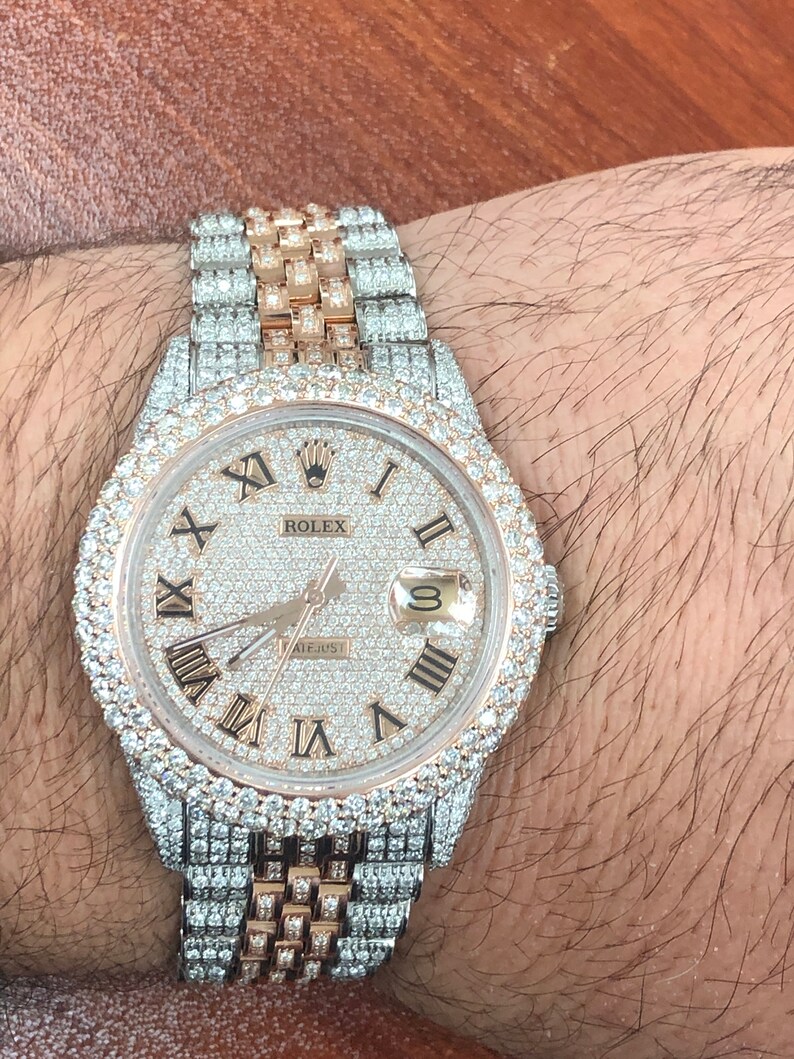 rolex submariner rose gold rubber strap