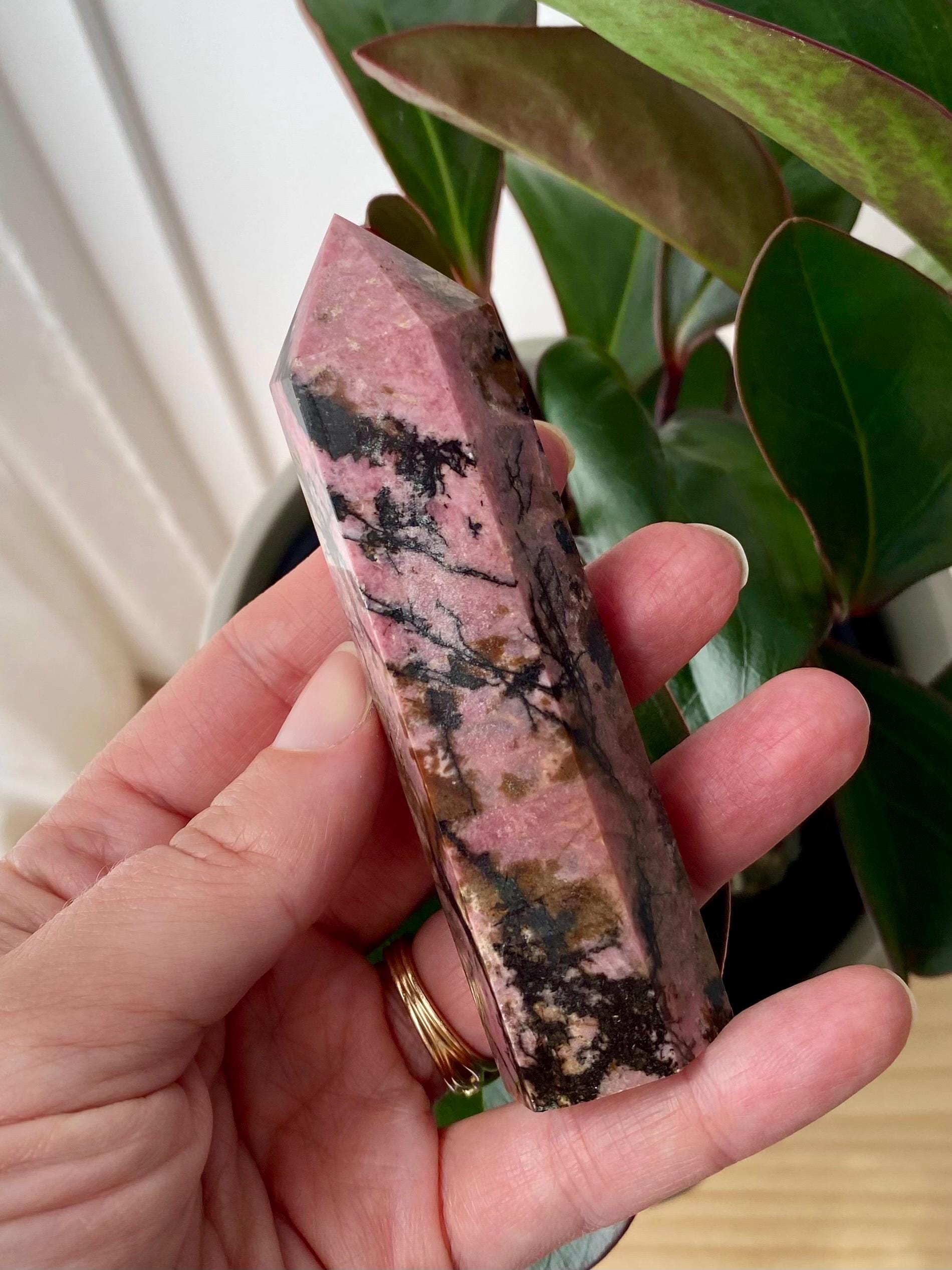 RHODONITE Generator Crystal - Etsy Australia