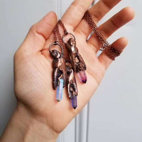 Crab Claw Necklace, Copper Crab Claw Jewelry,Electroformed Copper Pendant, Zodiac Cancer Jewlery