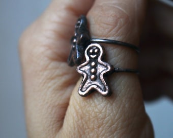 Gingerbread Ring, Cookie Charm Jewelry