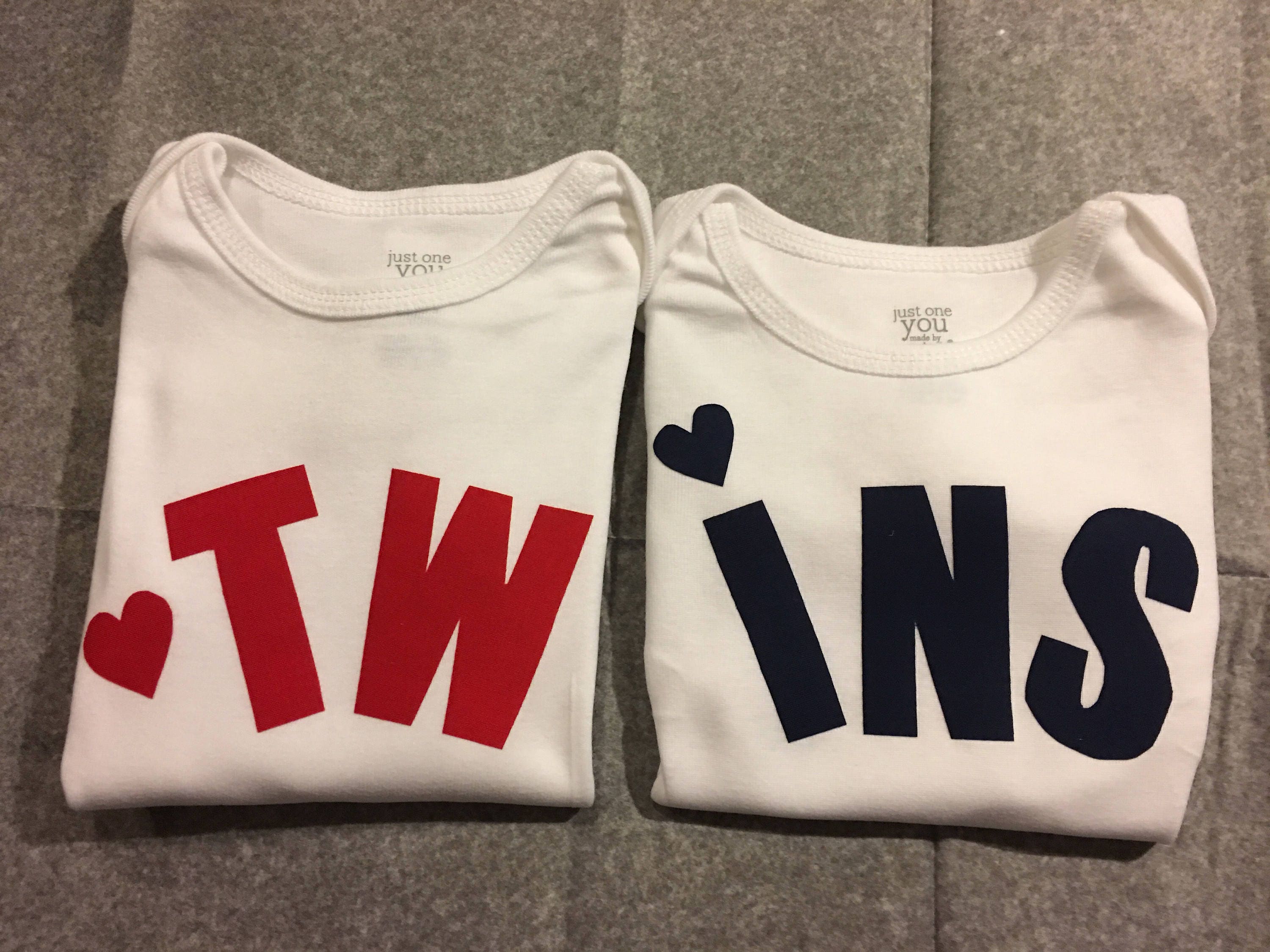 Minnesota Twins appliqued boys//girls Onesie