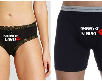 couple matching underwear sets