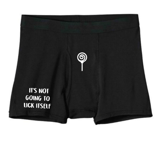 It's Not Going to Lick Itself Boxers Valentines Day Boxers Gift for Him Novelty  Underwear 