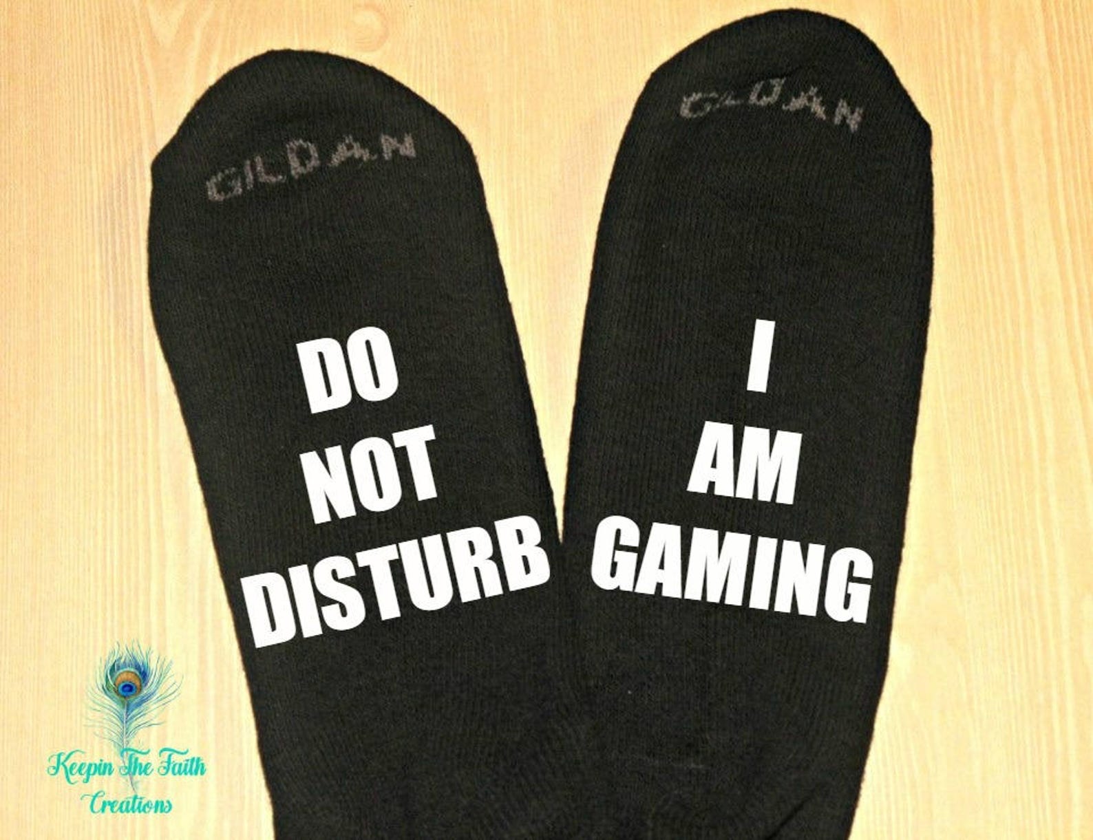 GAMING SOCKS Do Not Disturb I Am Gaming Socks Do Not Etsy