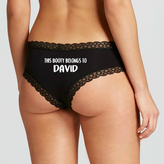 This Booty Belongs to Custom Panties Sexy Lingerie Personalized