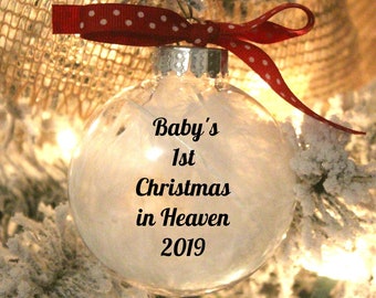 Baby Loss Ornament - Pregnancy Loss - Heaven Ornament - Angel Baby - Memorial Ornament - Infant Loss - Miscarriage Keepsake - Loss of Baby