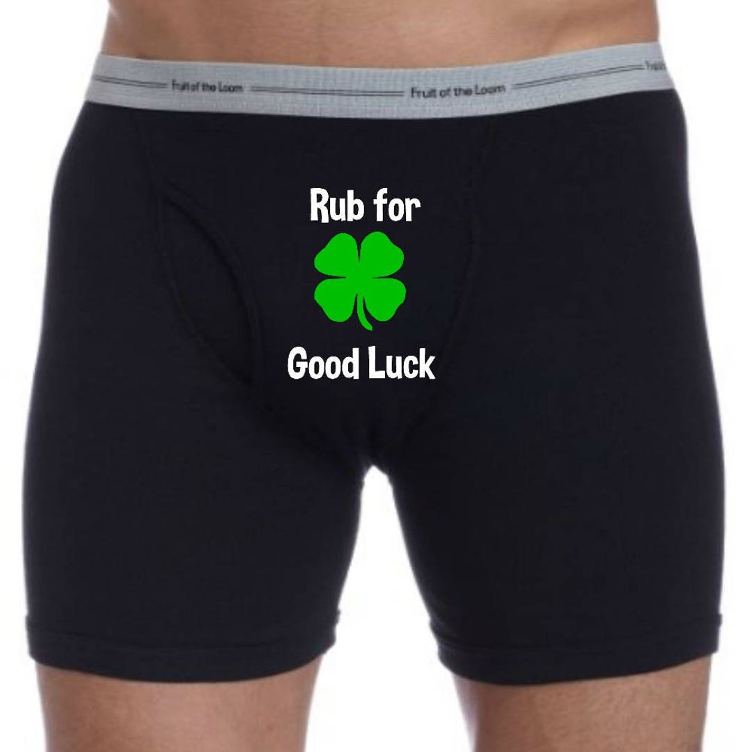 Rub for Good Luck Boxers - St. Patty's Day Boxers - Good Luck Boxers ...