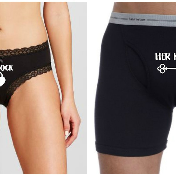 His and Hers Matching Underwear Etsy