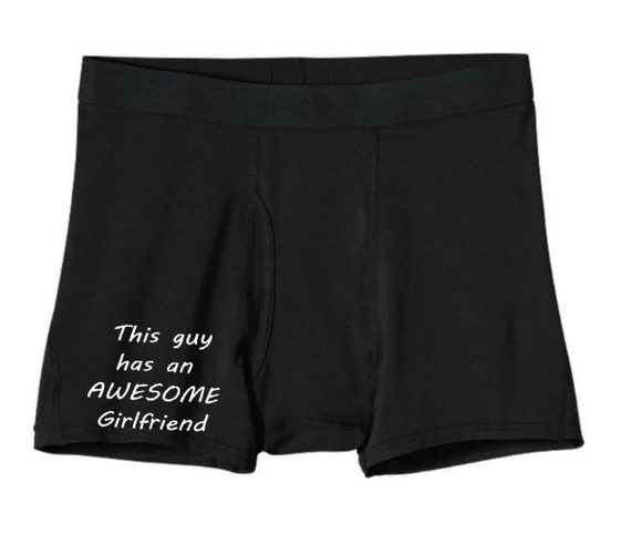 Personalized Boxers. Funny Boxers. Boyfriend Gift. Mens Boxers