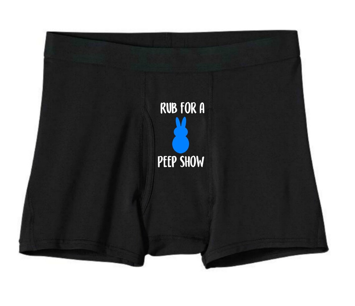 Rub for a Peep Show Boxers - Easter Boxers - Funny Easter Gift - Easter ...