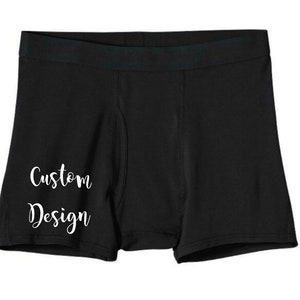 Personalized Boxers - Boyfriend Birthday Gift - Anniversary Gift for Husband - Novelty Boxers - Mens Underwear - Groom Underwear -Groom Gift