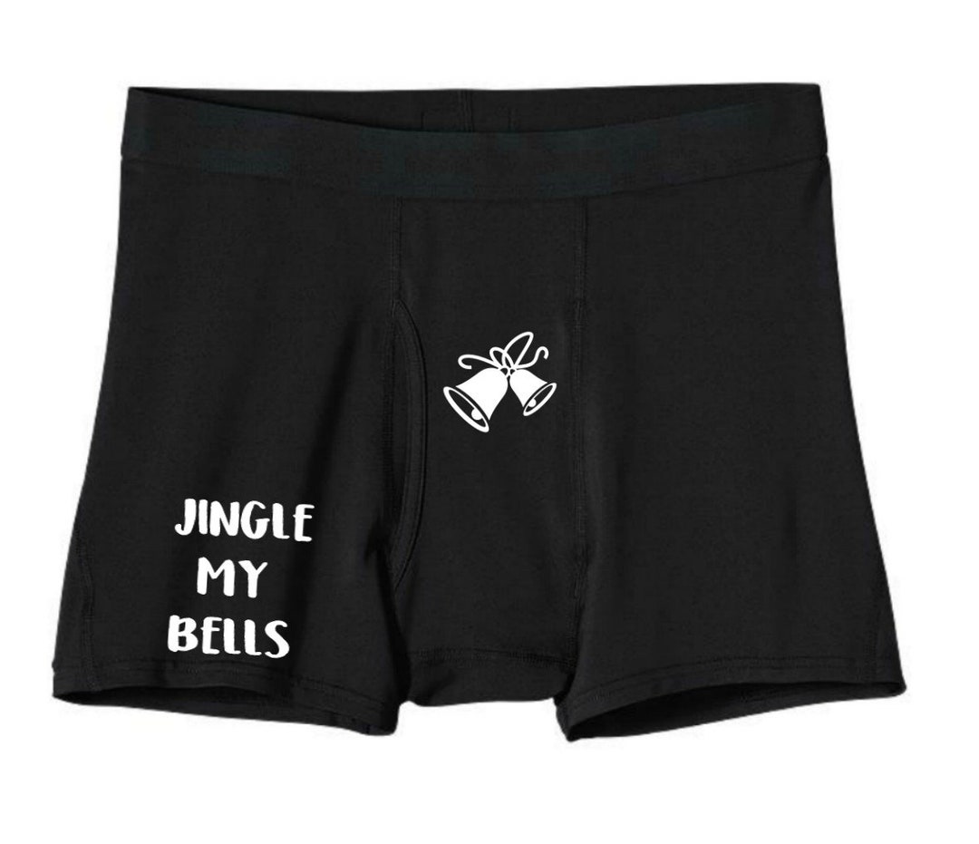 Jingle My Bells Boxers Christmas Boxers Naughty Boxers Etsy