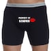 Property Of Boxers - Husband Gift - Gift for Him - Boyfriend Gift - Novelty Boxers - Anniversary Gift - Mens Boxers - Sexy Boxers 