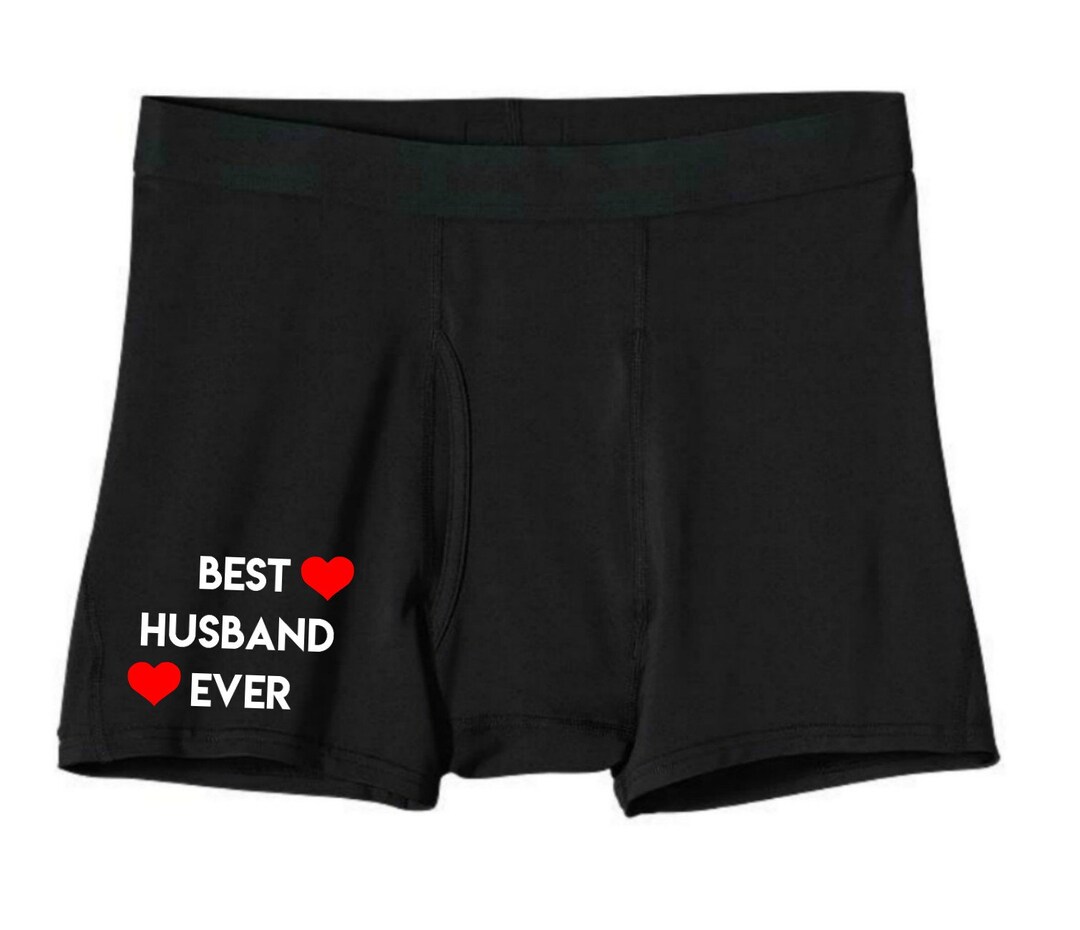 Best Husband Ever Boxers, Gift for Husband, Anniversary Gift, Cotton ...