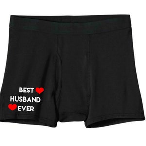 Best Husband Ever Boxers, Gift for Husband, Anniversary Gift, Cotton Anniversary, Groom Gift