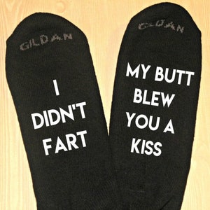 Fart Socks, Funny Socks for Men, Novelty Socks, White Elephant Gift, Fun Socks, Gift for Grandpa, Gift for Dad image 5