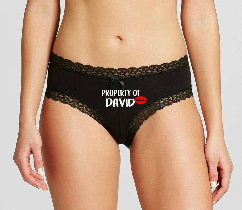 Personalized Property Of Underwear Set Couples Underwear Etsy