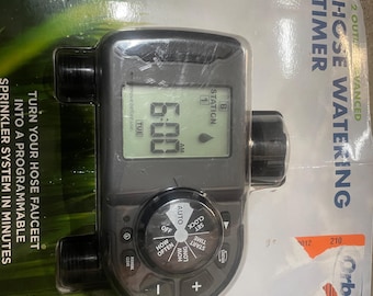 Orbit 2-Outlet Hose Watering Timer, Sprinkler System, New