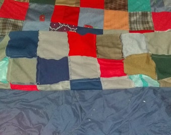 Vintage Handmade Quilt Top: West Virginia Patchwork, Queen Size?