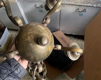 Very Large Antique Brass? Chanda Light Ceiling
