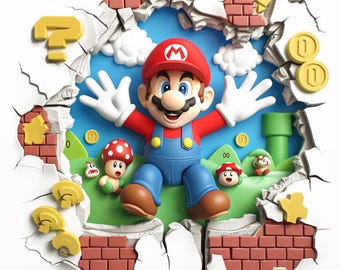 Mario Inspired Tumbler