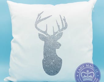 Stag Head Pillow Etsy