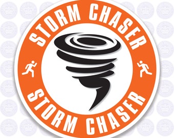 STORM CHASER Decal -  Storm Chaser Bumper Sticker -  Storm Chaser Volunteer Sticker - Chaser Spotter Yeti Decal
