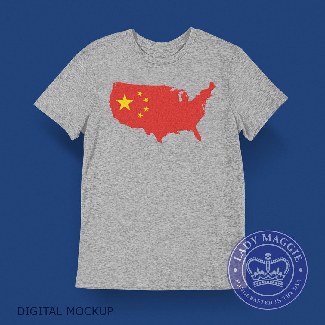 American Chinese Flag Tshirt China Flag Expat Shirt American Chinese