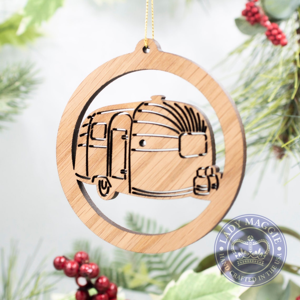 Airstream Christmas Ornament 