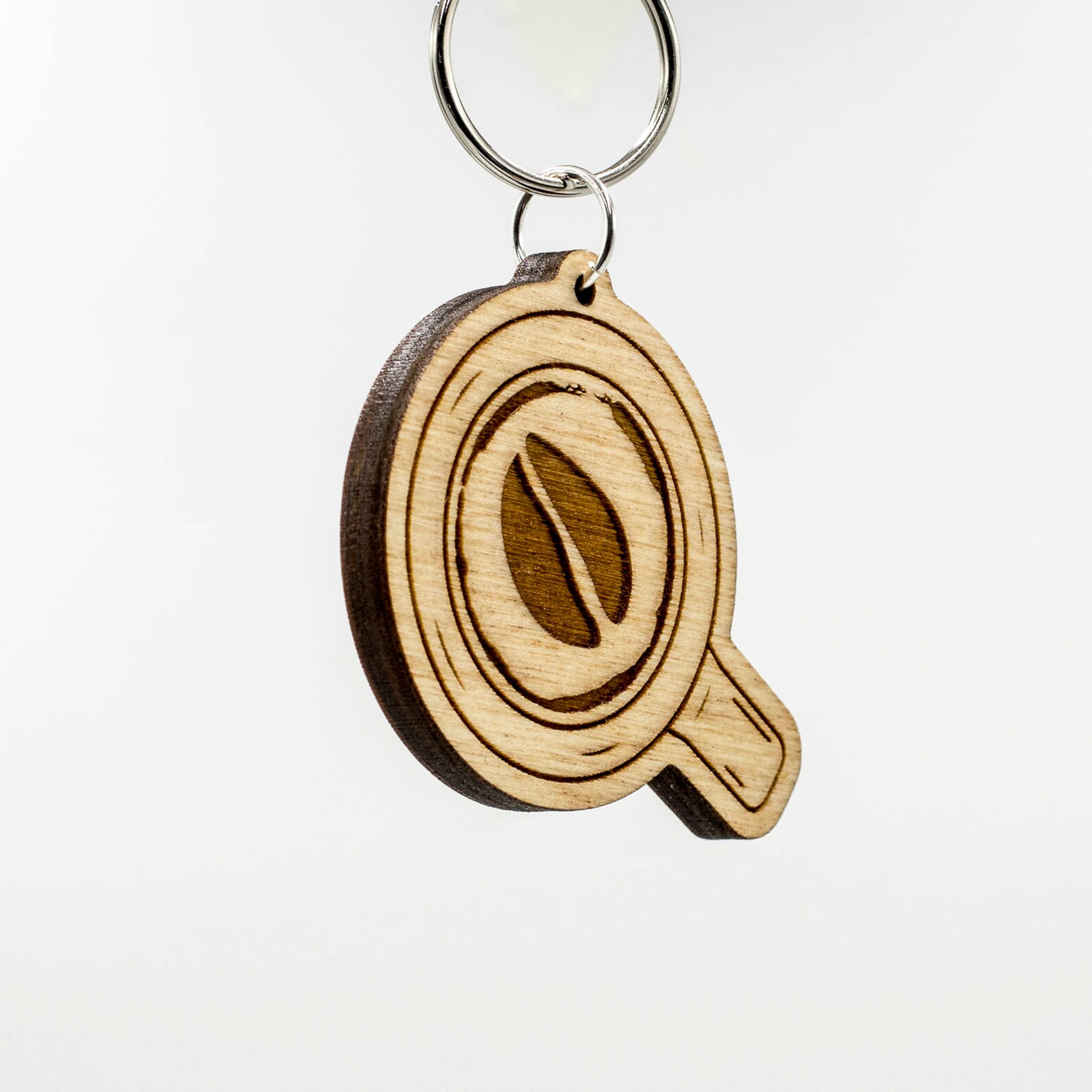 Coffee Bean Keychain Latte Art Keychain Coffee Bean Etsy