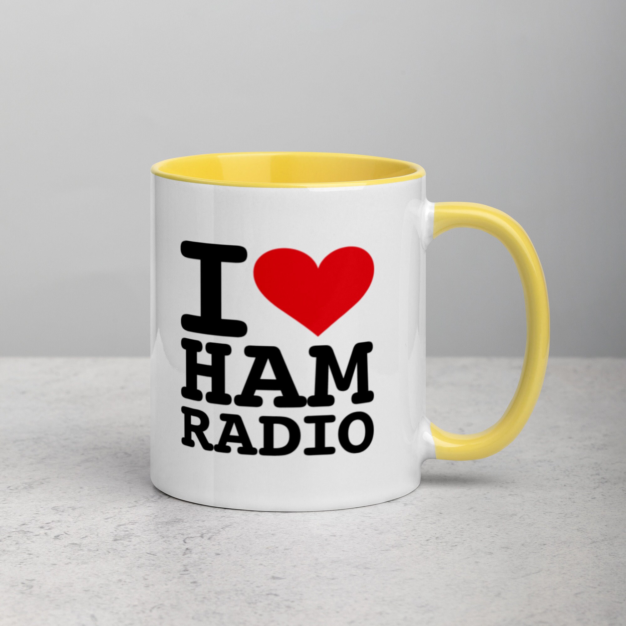 I Love Ham Radio Mug Amateur Radio Coffee Cup Radio
