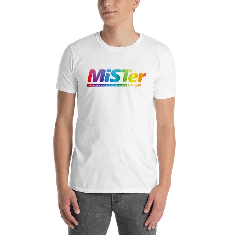 MiSTer T-Shirt MiSTer FPGA Shirt Gamer Shirt Classic Arcade Game Tee Shirt MiSTer Unisex Graphic Tee White