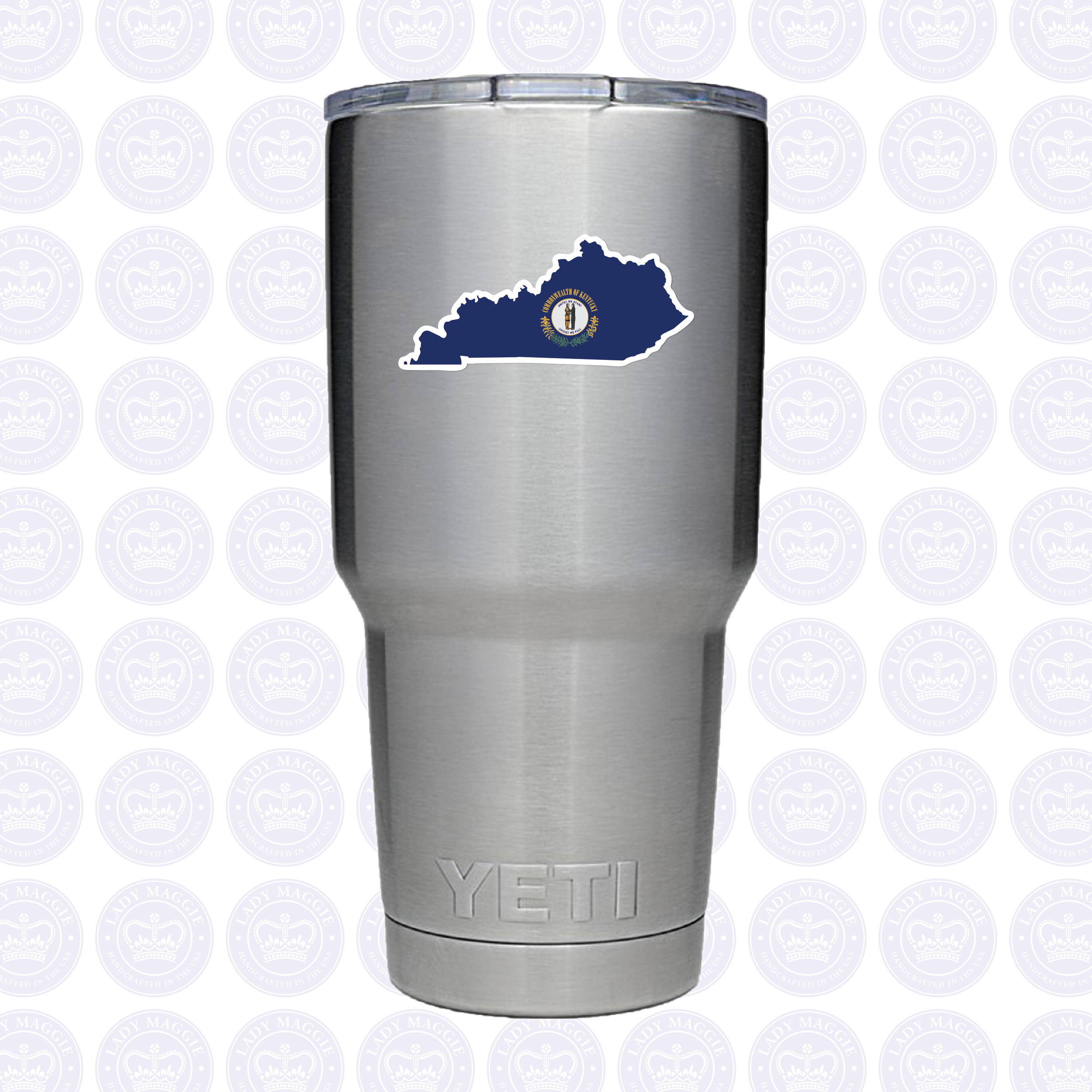 Ky's Sticker Kentucky Decal - KY State Flag Decal - Kentucky State Bumper Sticker ...