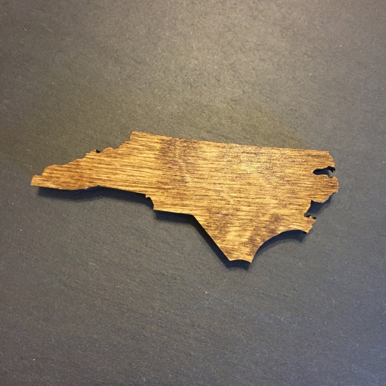 North Carolina State of North Carolina Wood Etsy
