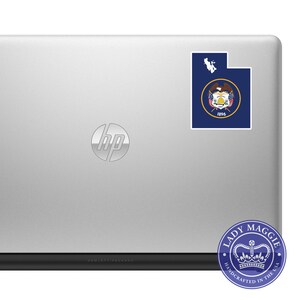 Utah Decal UT State Flag Decal Utah State Bumper Sticker State of Utah