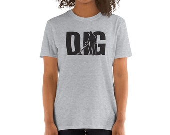 ディグTシャツ：金属探知グラフィックTシャツ