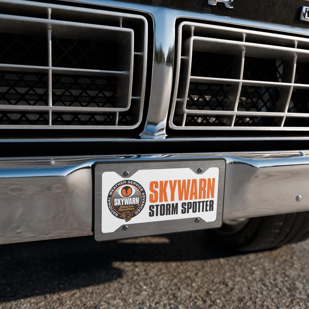 Skywarn Advanced Skywarn Advanced Storm Spotter Vanity License Plate | NWS SKYWARN Storm ...