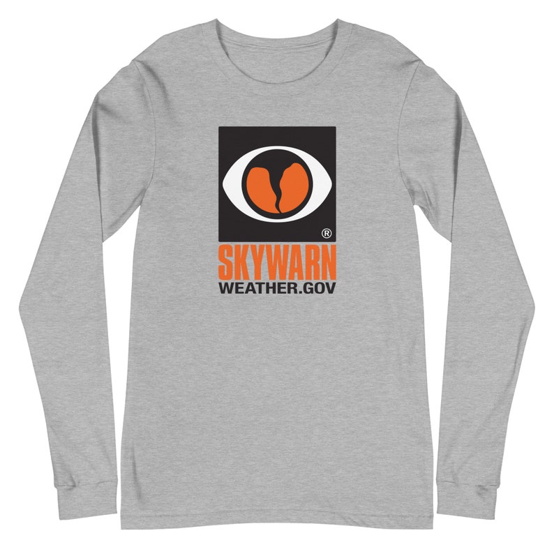 SKYWARN T-shirt NWS SKYWARN Storm Spotter Long-Sleeve Unisex T-Shirt Skywarn Volunteer Shirt Unisex Long Sleeve Tee image 4