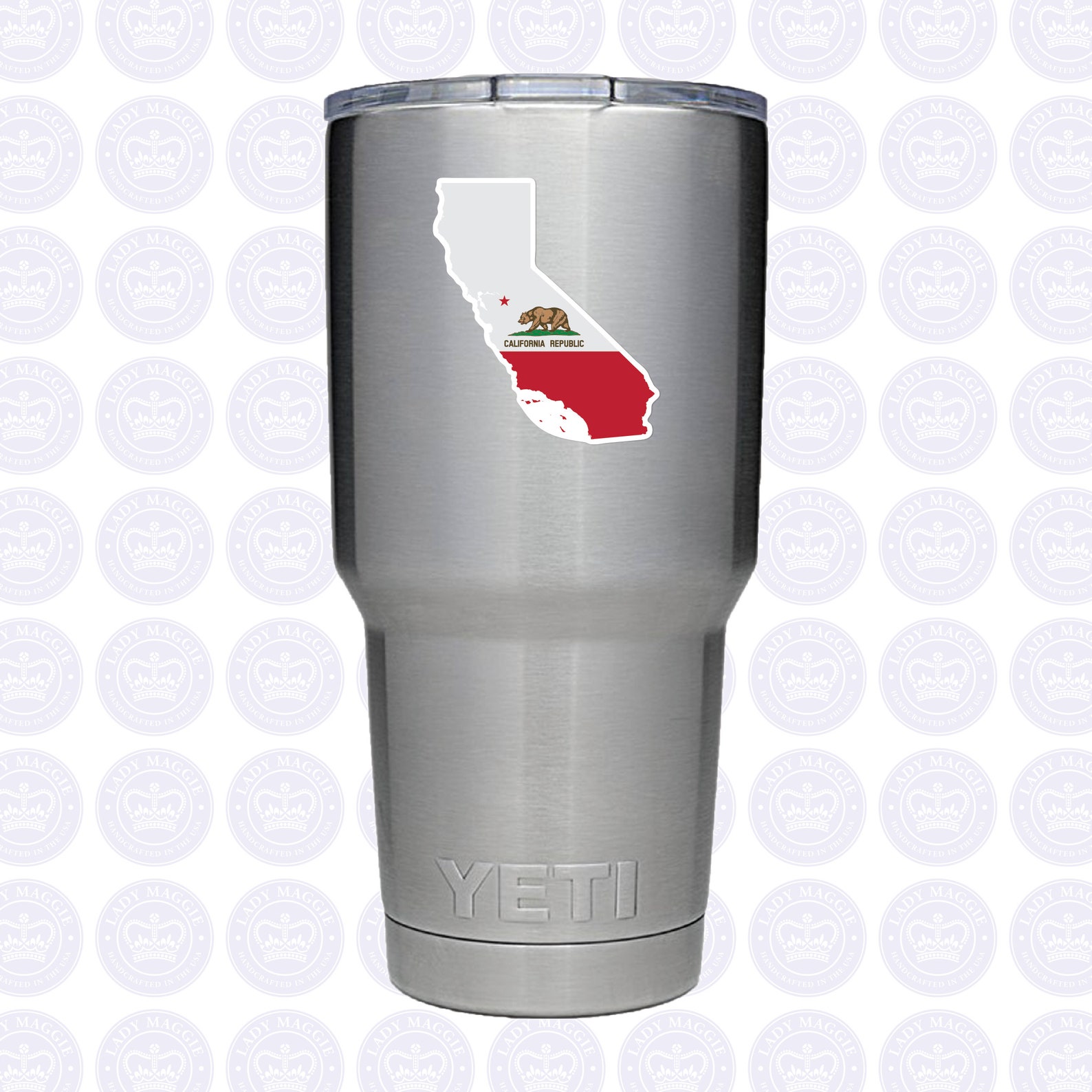 California Decal - CA State Flag Decal - California State Bumper ...