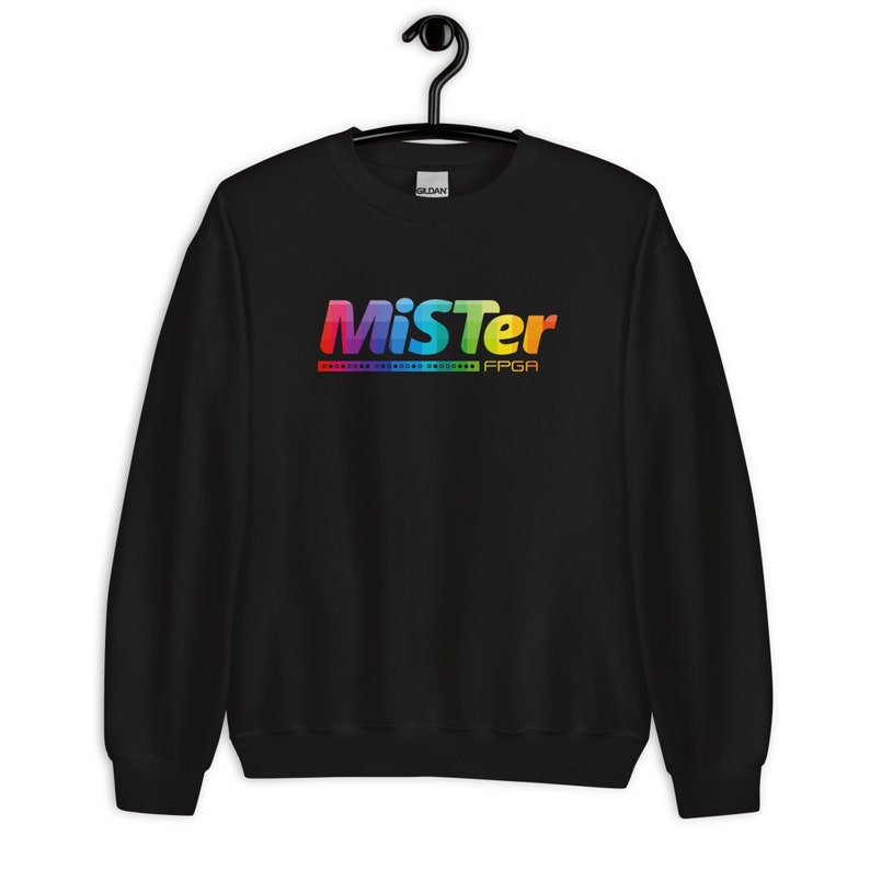 MiSTer Unisex Sweatshirt | MiSTer FPGA Sweat Shirt - Gamer Shirt - Classic Arcade Game Sweatshirt