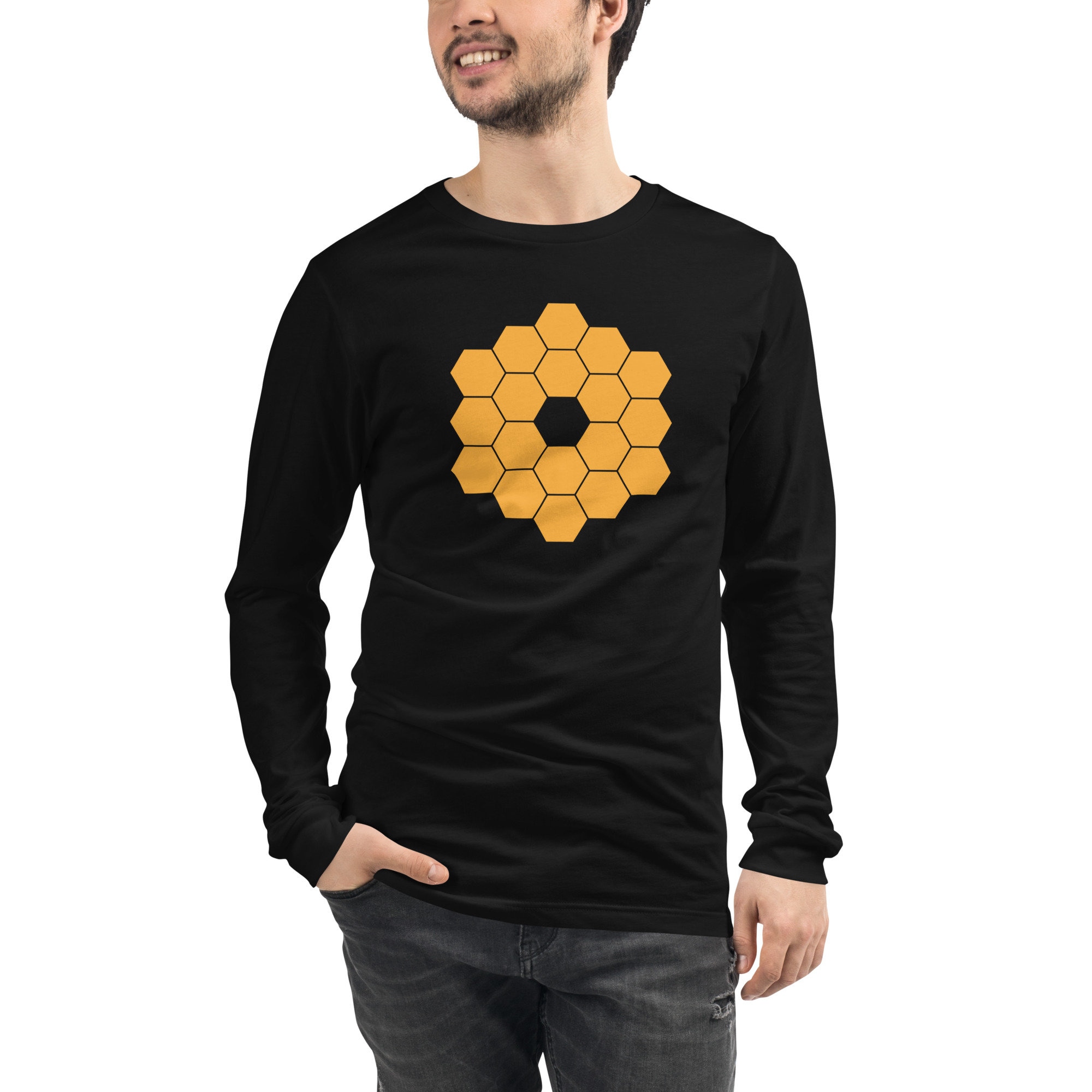 James Webb Space Telescope Long Sleeve Tee - JWT Unisex Shirt - James Webb Telescope Shirt - James Webb Mirrors