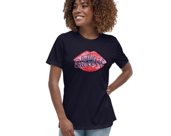 Doctor Who River Song Hello Sweetie! Women's Relaxed T-Shirt - Dr Who River Song Tee - Melody Pond Hello Sweetie Shirt Free Shipping