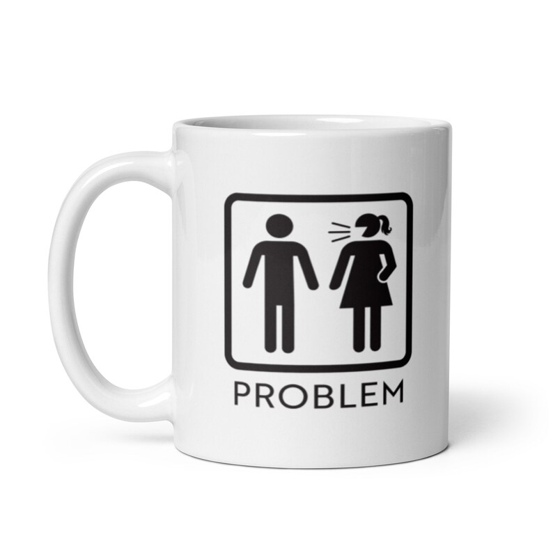 Metal Detecting Mug | Detectorist Coffee Cup | Problem Solved Metal Detector White Mug